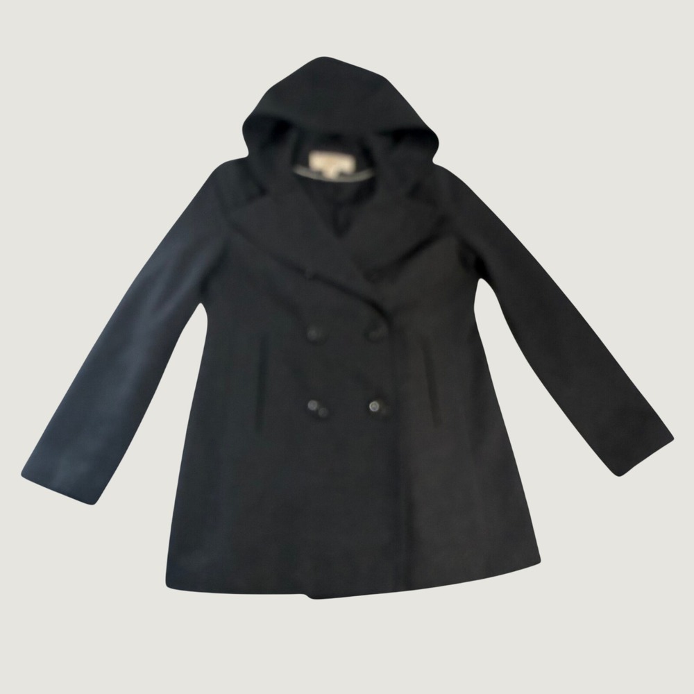 Wool Blend Covington Peacoat Women Medium Gray